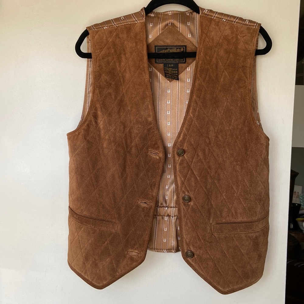 Yellowstone Vibes Vintage Suede Vest